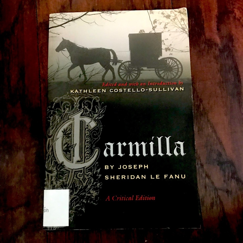 “Carmilla” female vampire book